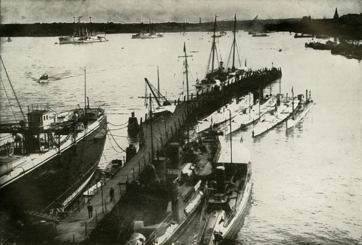 Haven van Kiel, 1919 door Unbekannt