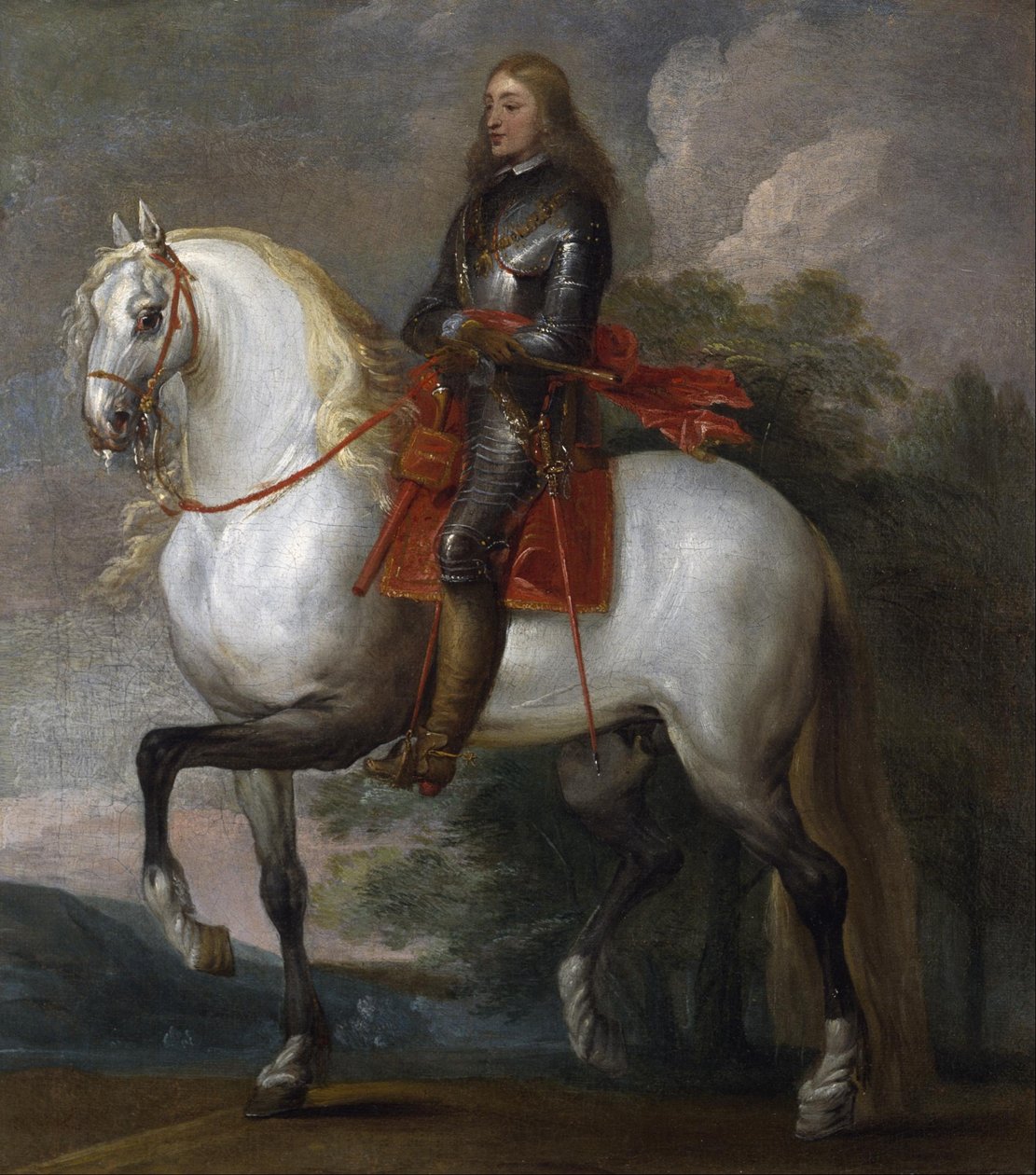 Koning Carlos II van Spanje door Unbekannt