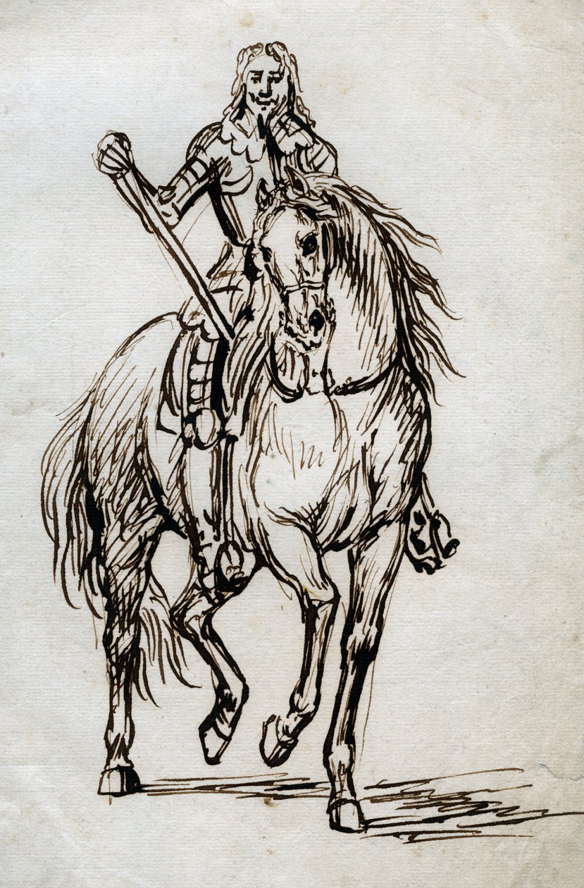 Koning Karel I 1600-1649, 17e eeuw door Unbekannt