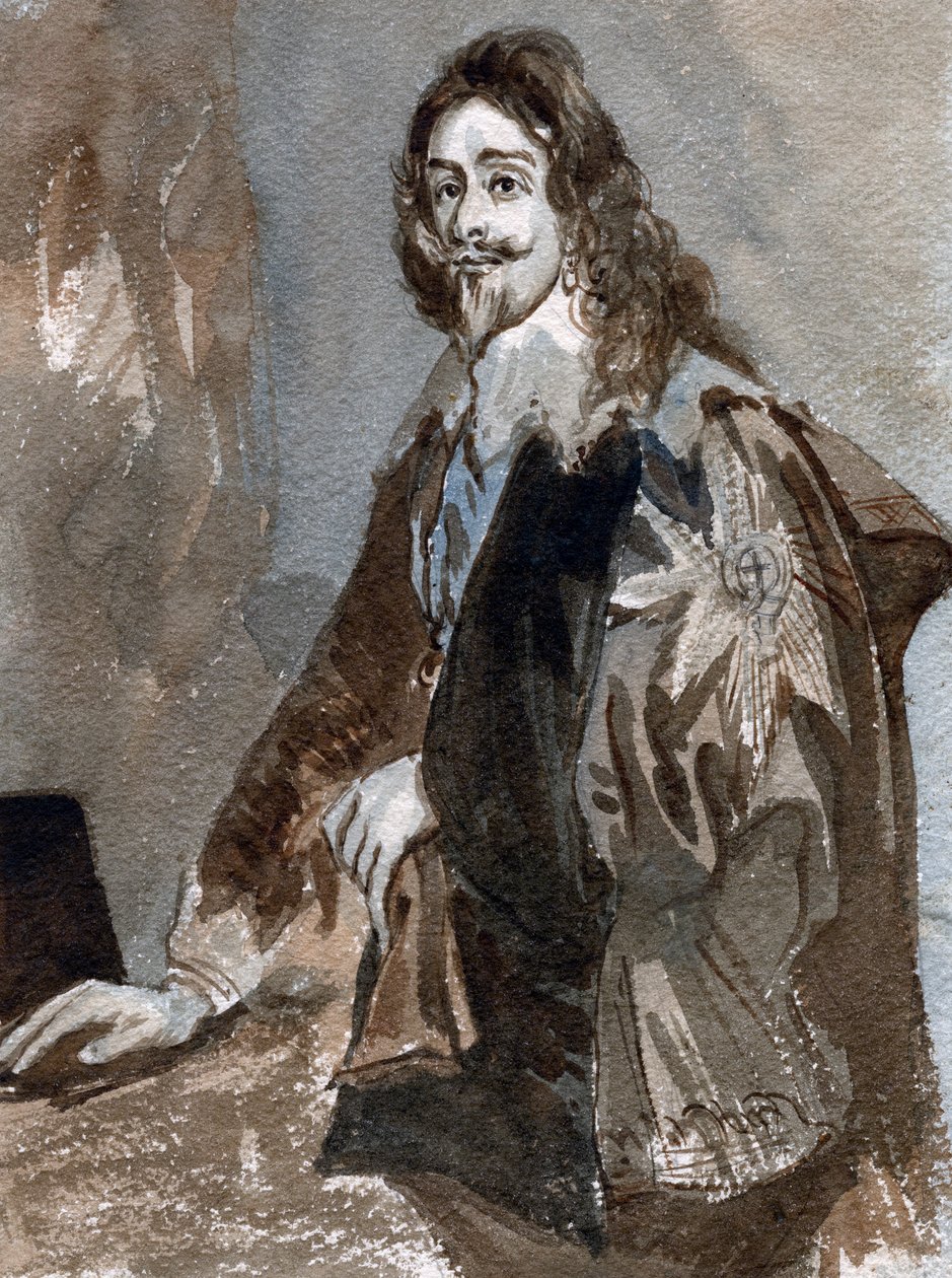 Koning Charles I 1600-1649, ca. 18e eeuw door Unbekannt