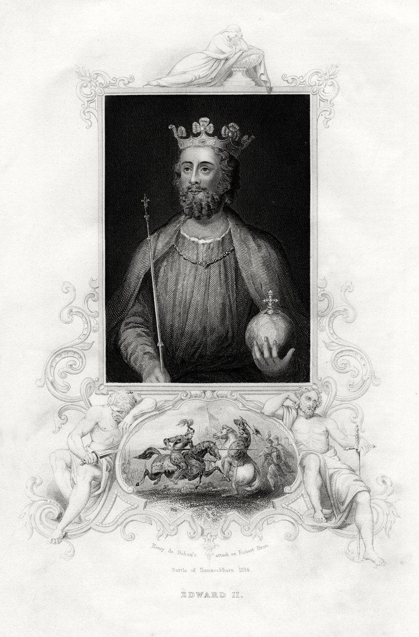 Koning Edward II, 1860 door Unbekannt