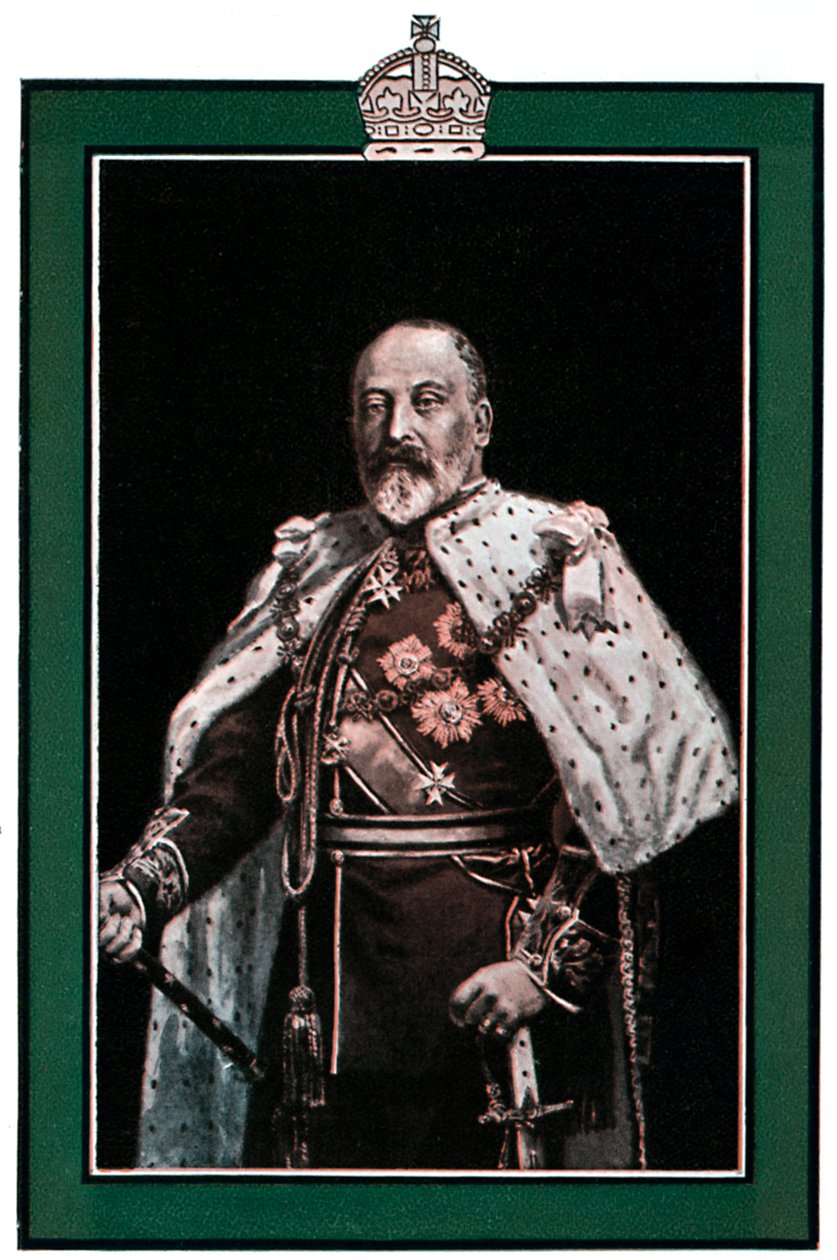 Koning Edward VII 1841-1910, 1902-1903 door Unbekannt