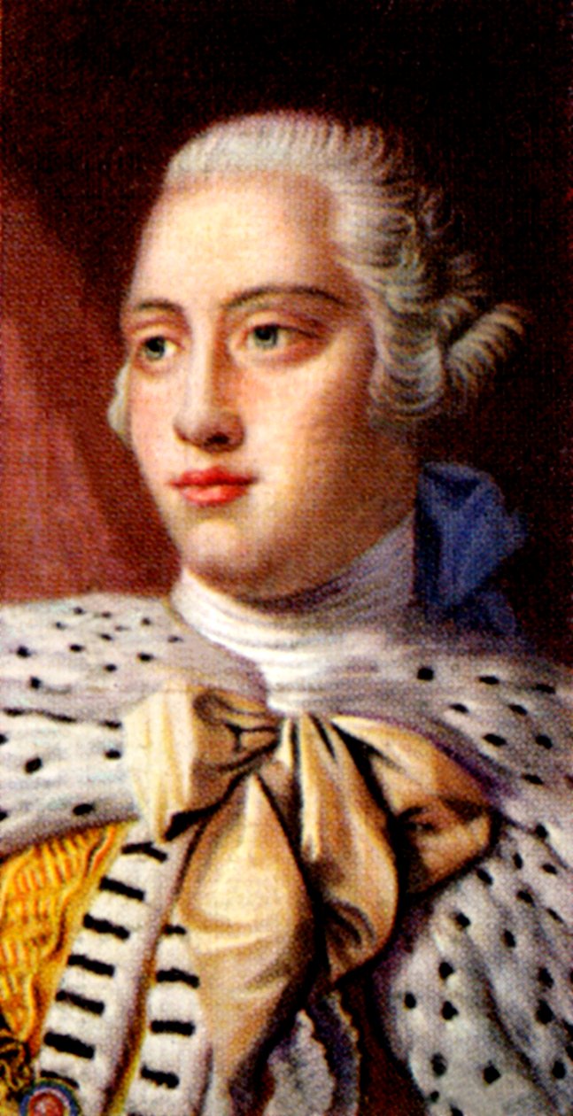 Koning George III door Unbekannt