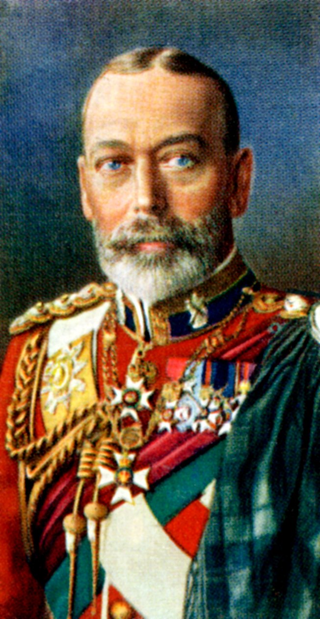 Koning George V door Unbekannt