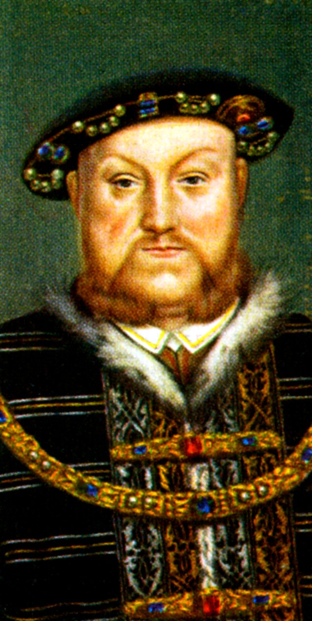 Koning Hendrik VIII door Unbekannt