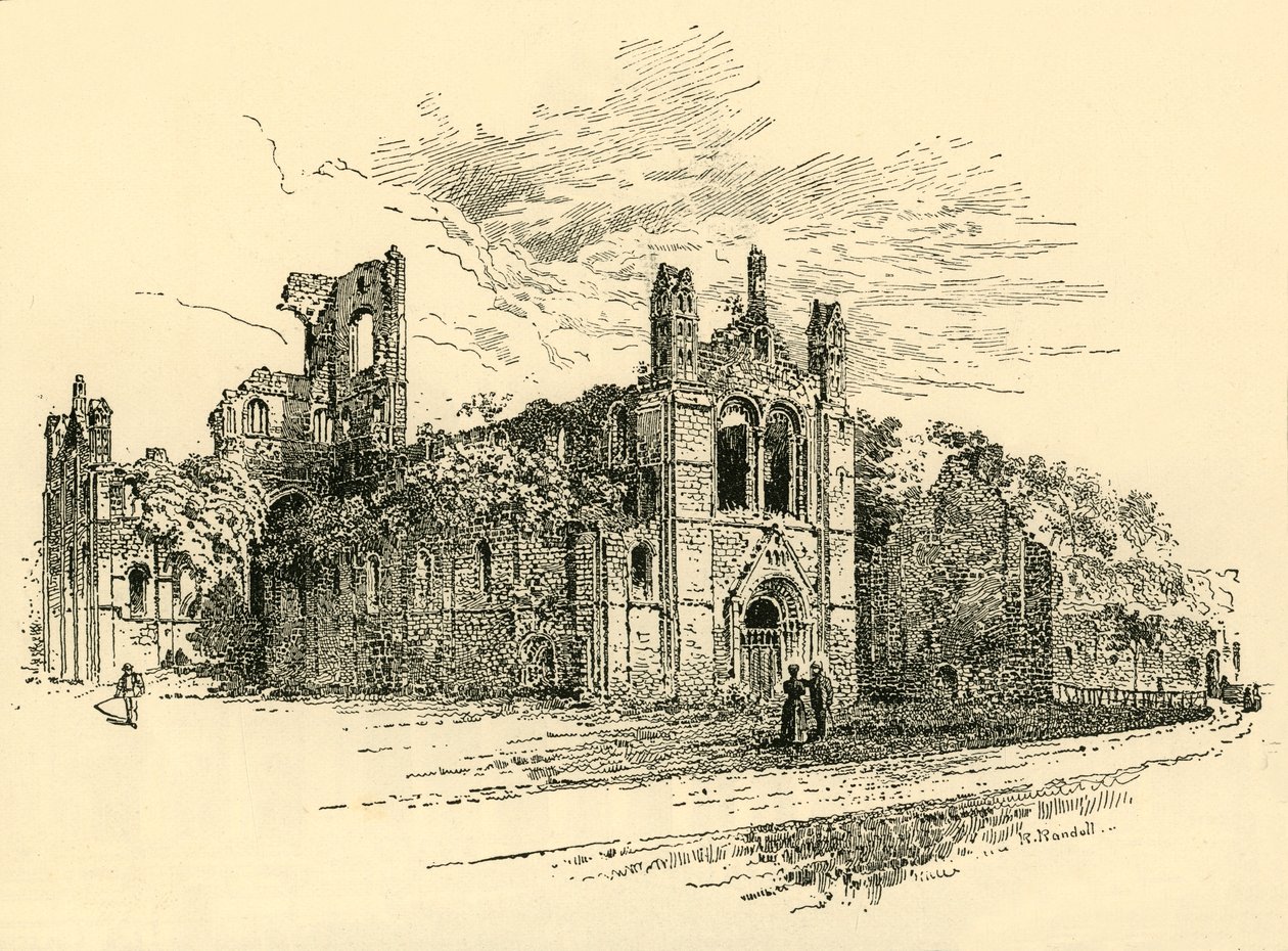 Kirkstall Abbey, 1898 door Unbekannt