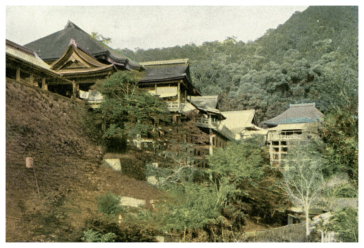 Kiyomizu-tempel, Kyoto, Japan, 1904 door Unbekannt