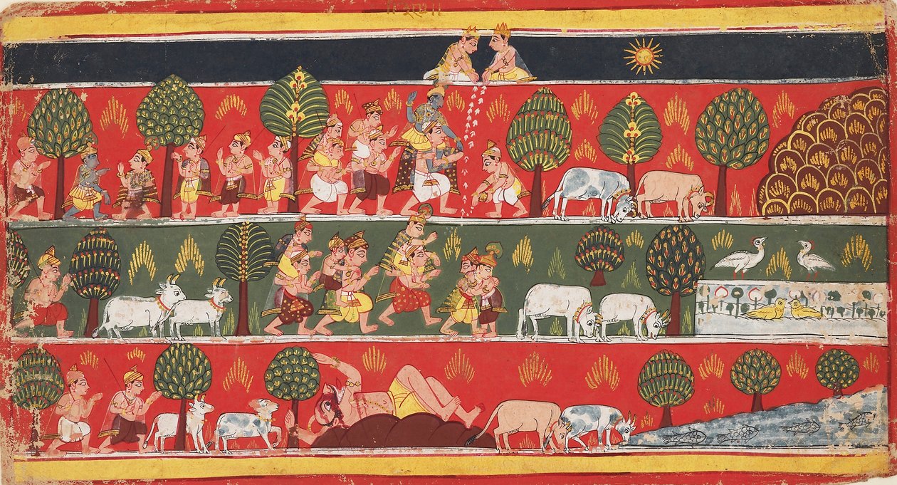 Krishna en de gopi