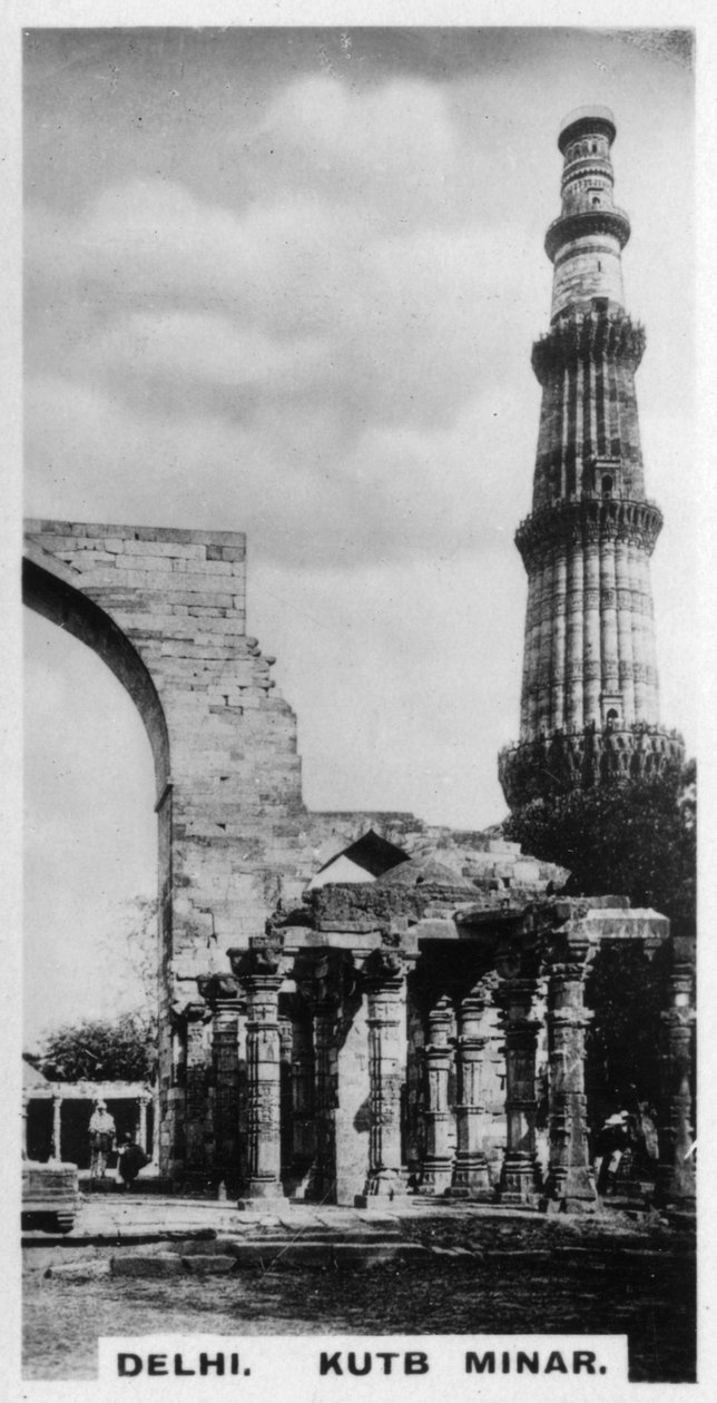 Kutb Minar, Delhi, India, ca. 1925 door Unbekannt