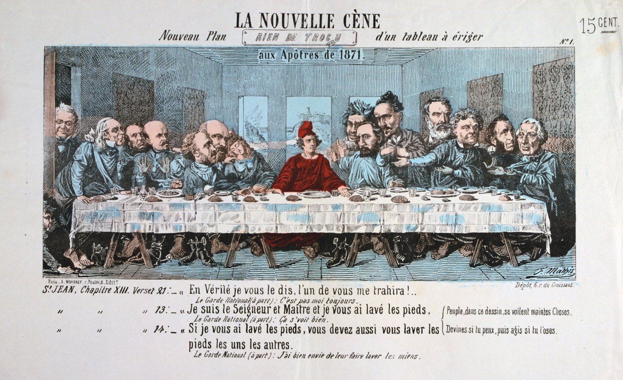 La Nouvelle Cène, Parijse Commune door Unbekannt