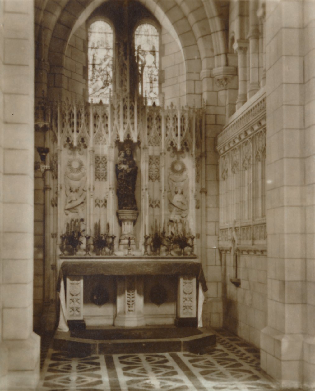 Lady Chapel, Buckfast Abbey, eind 19e-begin 20e eeuw door Unbekannt