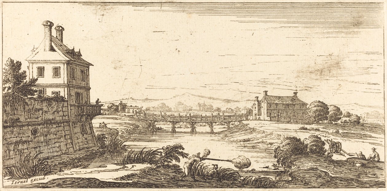 Landschap door Unbekannt