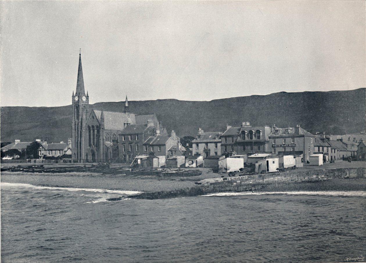 Largs - Vanaf de zee, 1895 door Unbekannt