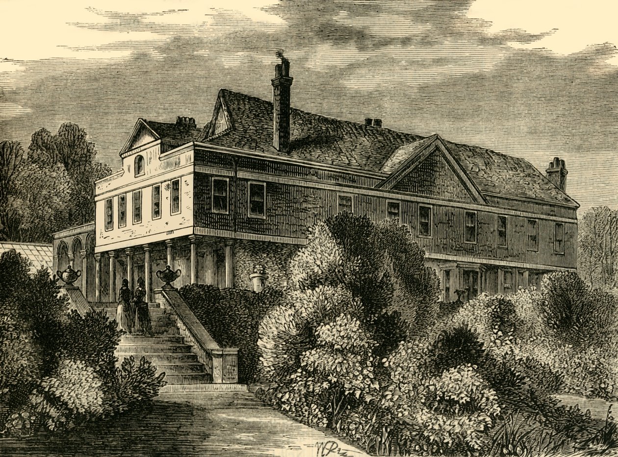 Lauderdale House, in 1820, ca. 1876 door Unbekannt
