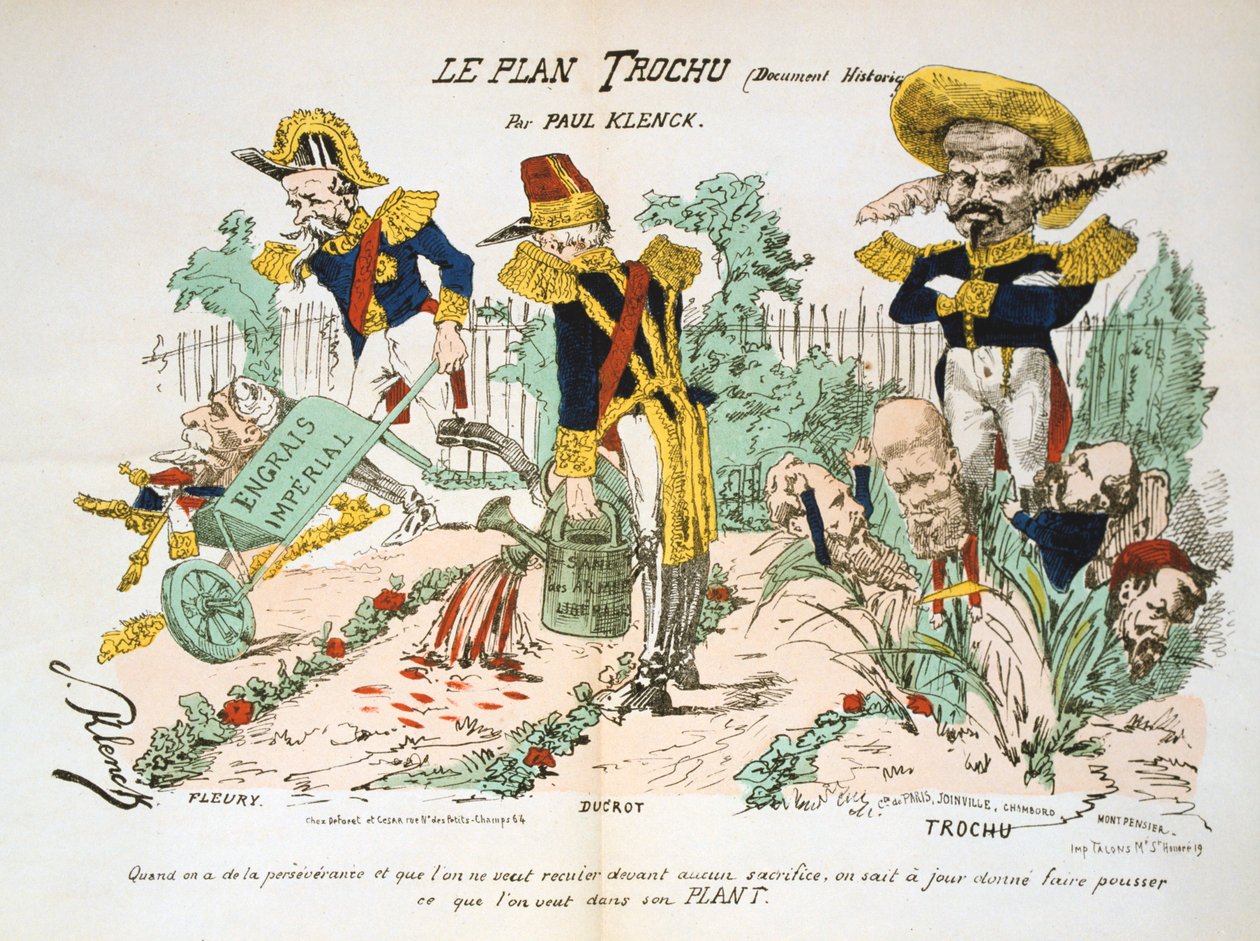 Het Plan Trochu, 1870-1871 door Unbekannt