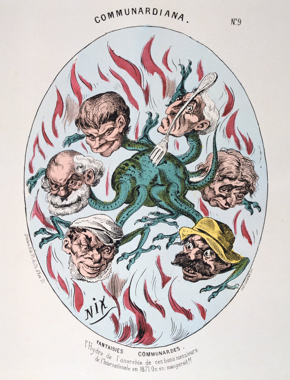 Les Beaux Jours de la Commune, 1871 door Unbekannt
