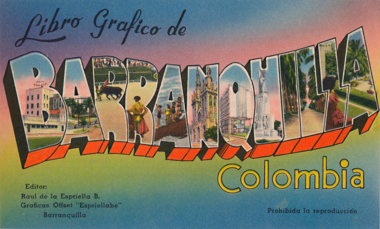 Libro Grafico de Barranquilla Colombia, c1940s door Unbekannt