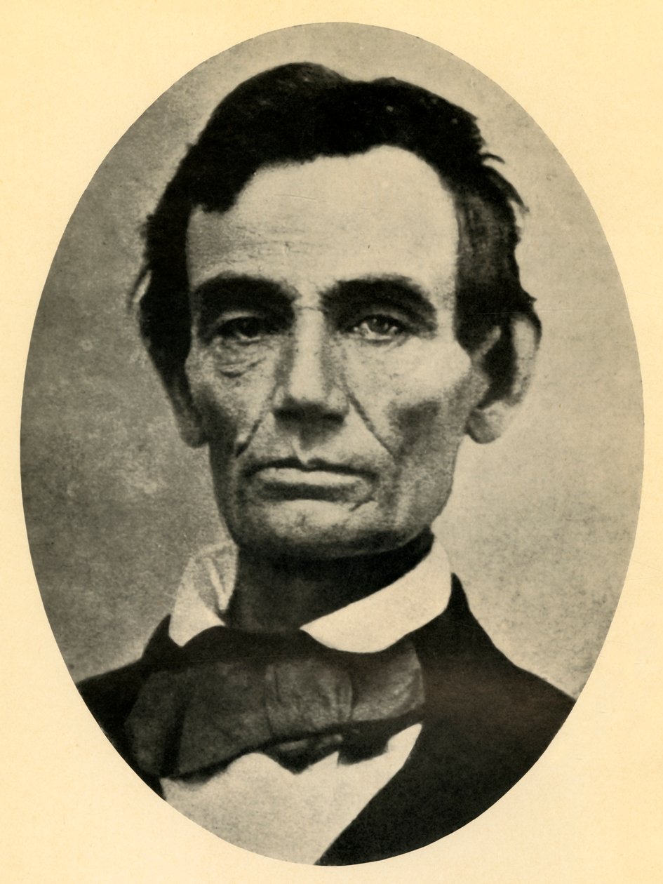 Lincoln, 1858, 1930 door Unbekannt