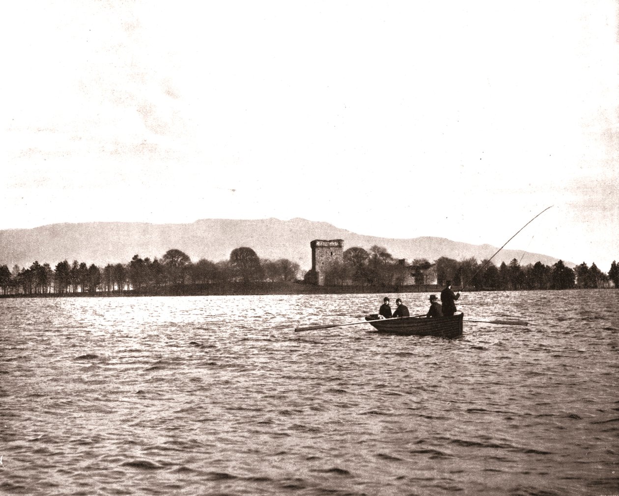 Kasteel Lochleven, Kinross, Schotland, 1894 door Unbekannt