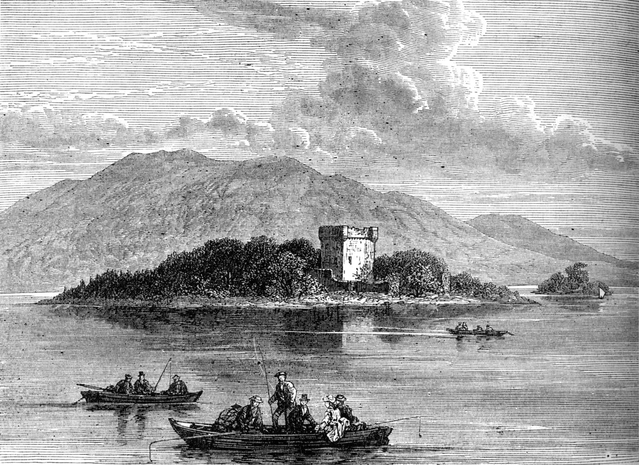 Lochleven, ca. 1880 door Unbekannt