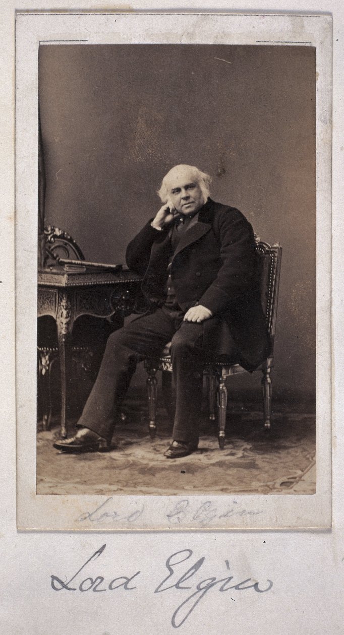Lord Elgin, Britse diplomaat, ca. 1860 door Unbekannt