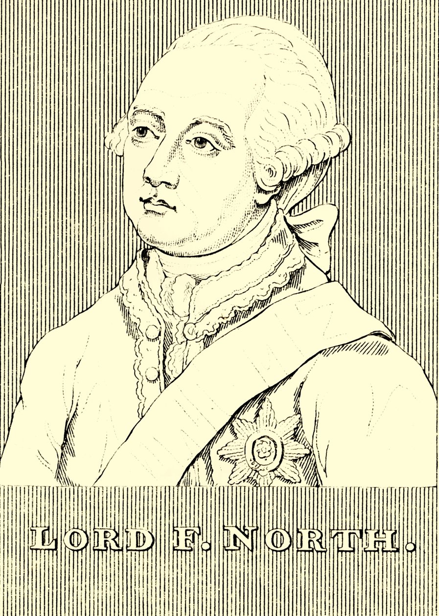 Lord F. North, 1732-1792 door Unbekannt