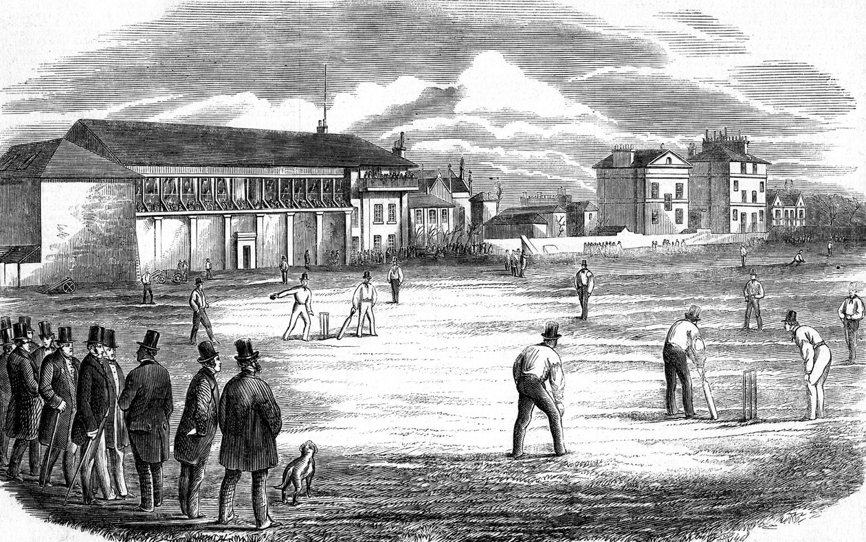 Lords Cricket Ground, Londen, 1858 door Unbekannt