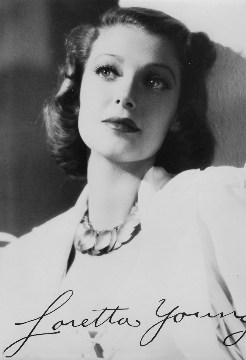 Loretta Young, Amerikaanse actrice, ca. 1930s door Unbekannt