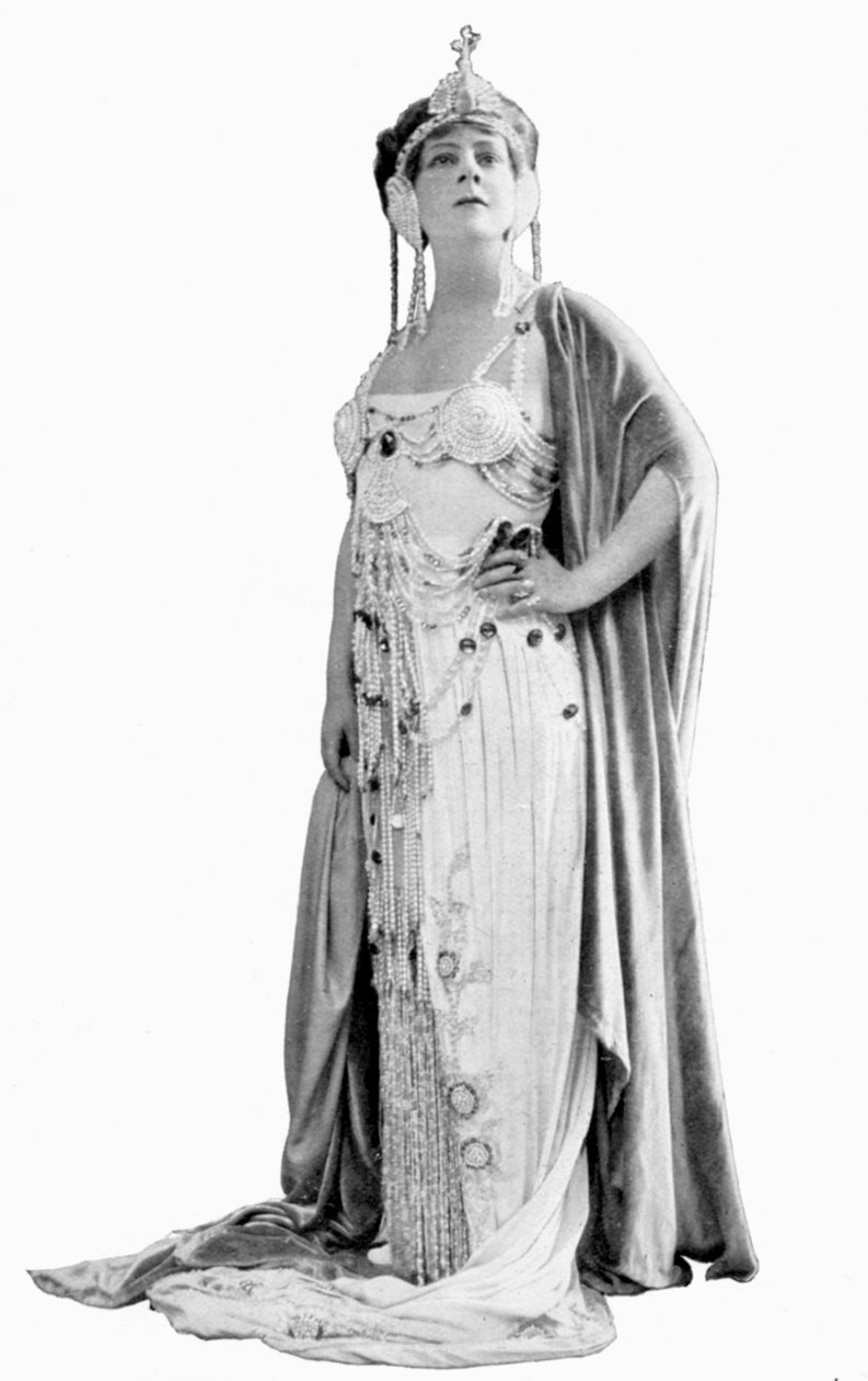Louise Edvina 1880-1940, Canadese sopraan, ca. 1911 door Unbekannt