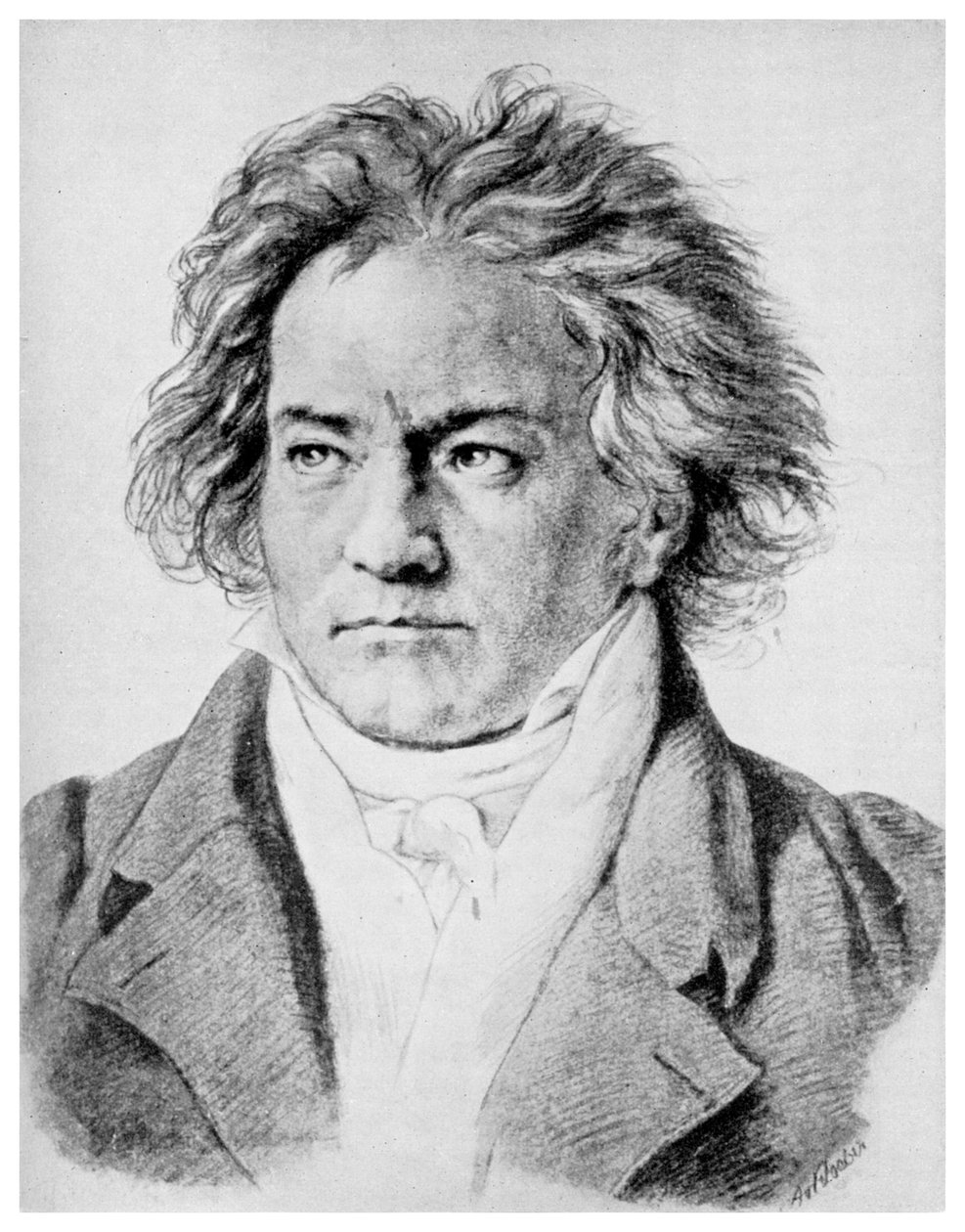 Ludwig van Beethoven, Duitse componist, c1818-1822 1956 door Unbekannt