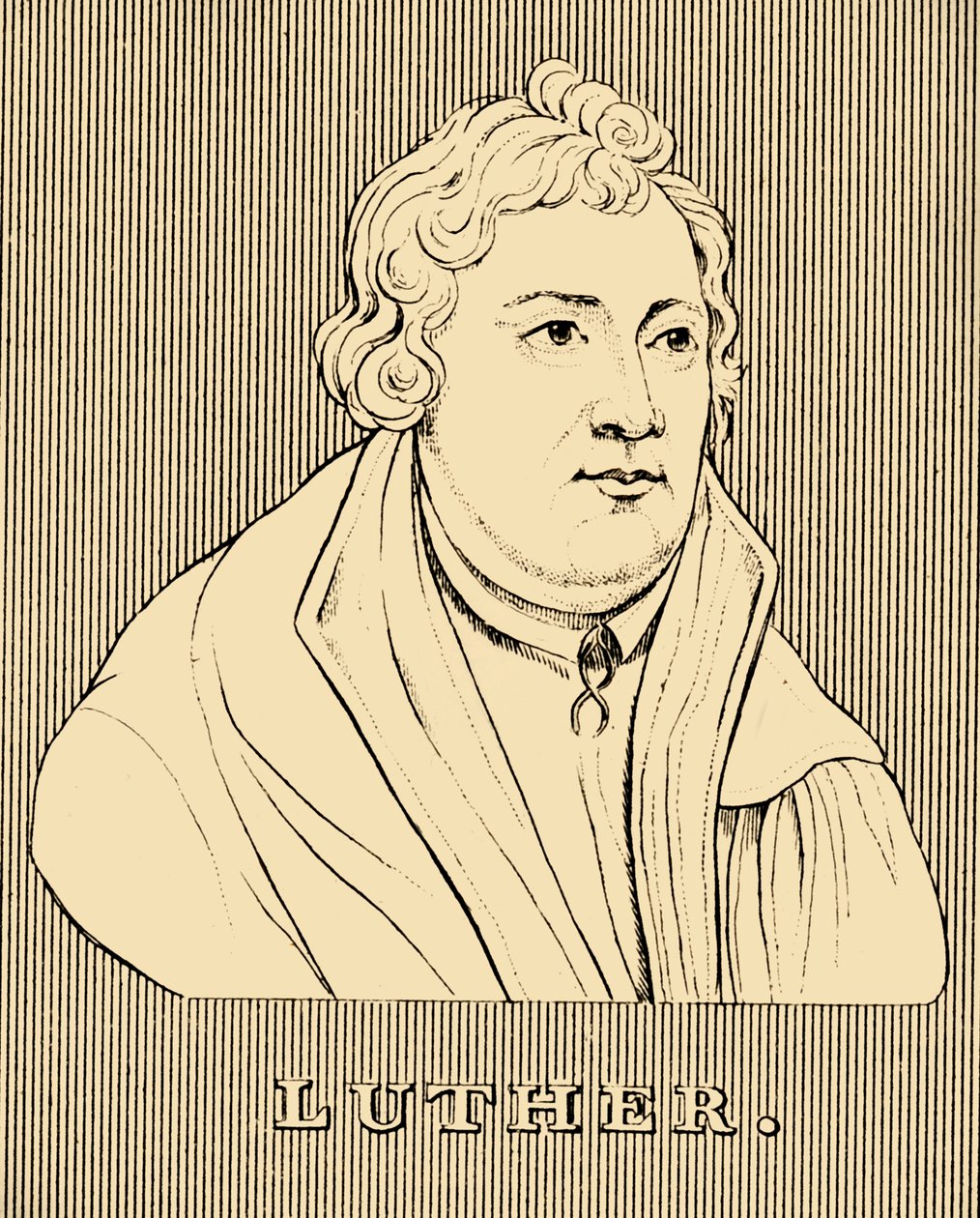 Luther, 1483-1546, 1830 door Unbekannt