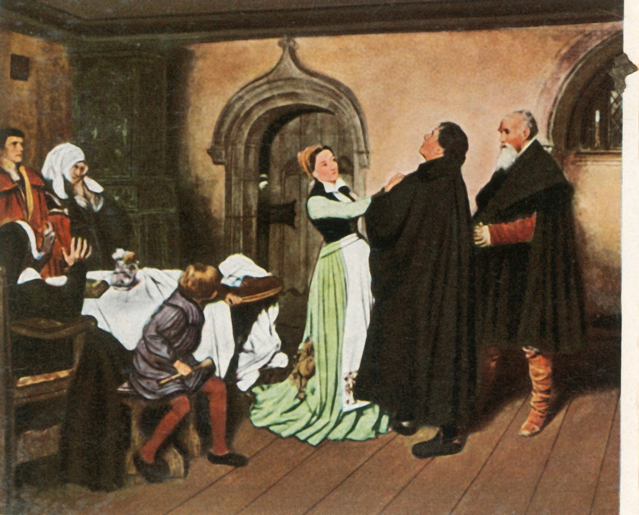 Luther en Katharina von Bora, 1936 door Unbekannt