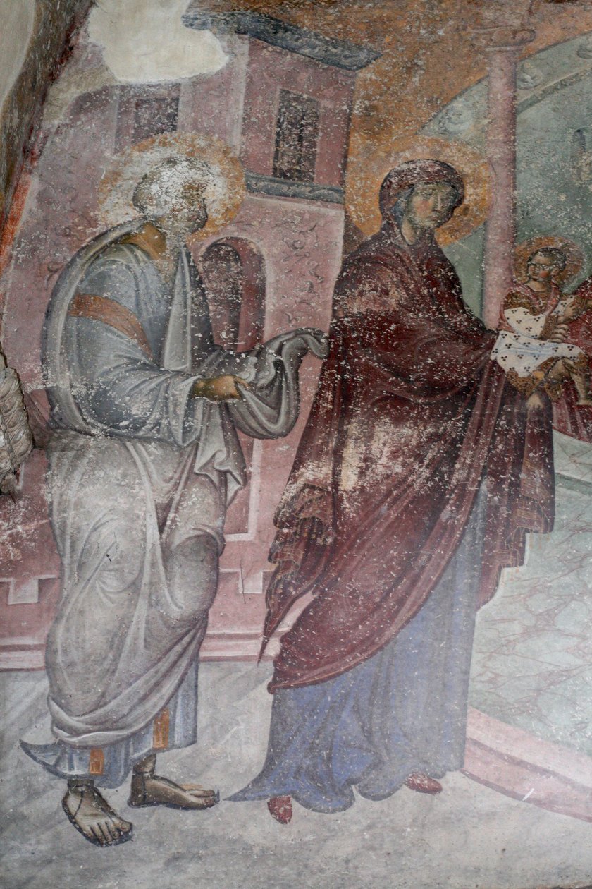Madonna met Jozef, ca. 1260-1270 door Unbekannt