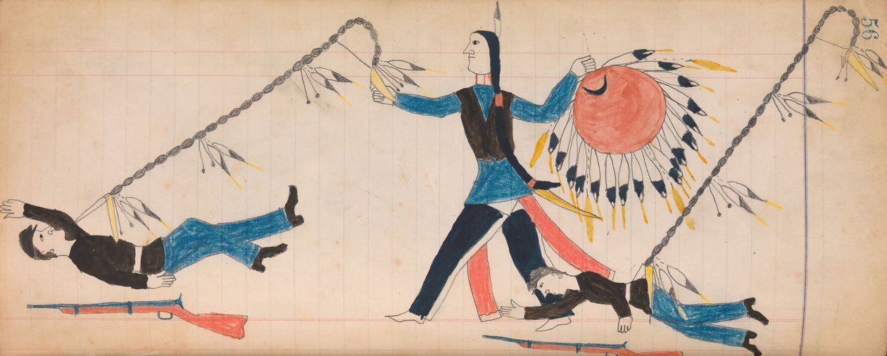 Maffet Ledger: Tekening, ca. 1874-81 door Unbekannt