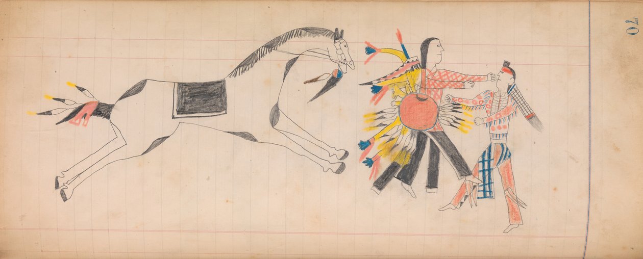 Maffet Ledger: Tekening, ca. 1874-81 door Unbekannt