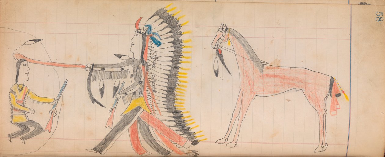 Maffet Ledger: Tekening door Unbekannt