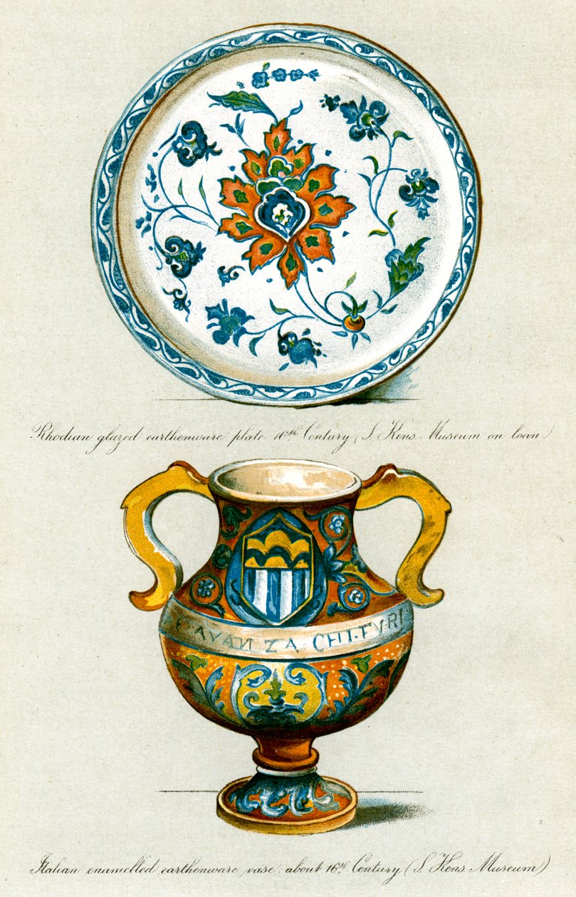 Majolica door Unbekannt