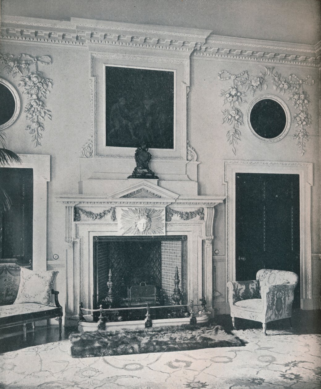 Schouw in de staatsalon, 1916 door Unbekannt