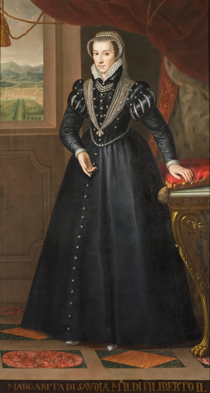 Margaretha van Bourbon 1438-1483 door Unbekannt