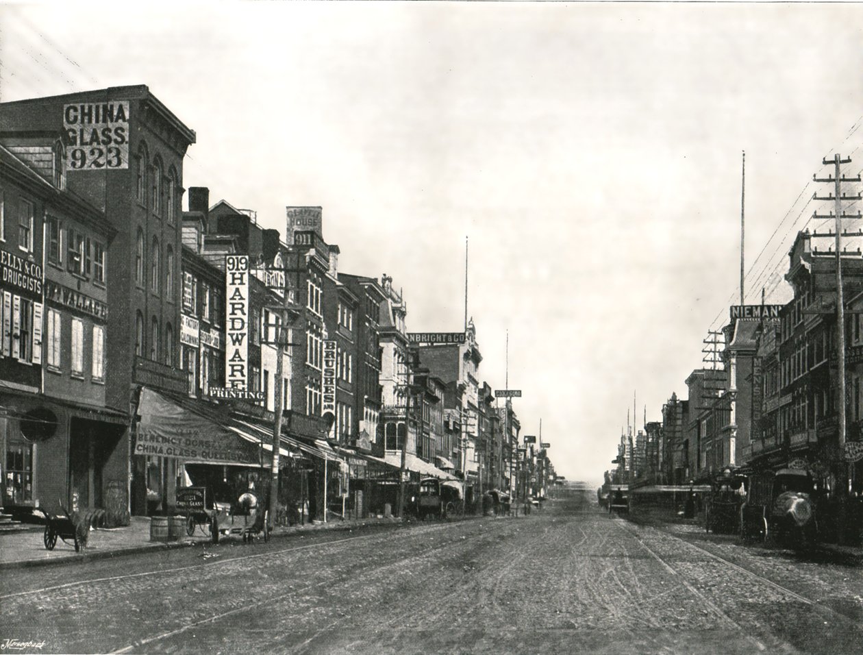 Market Street, Philadelphia, VS, 1895 door Unbekannt