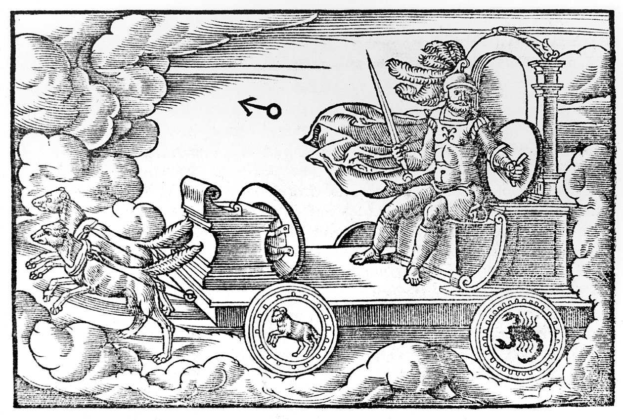 Mars, Romeinse god van oorlog, 1569 door Unbekannt