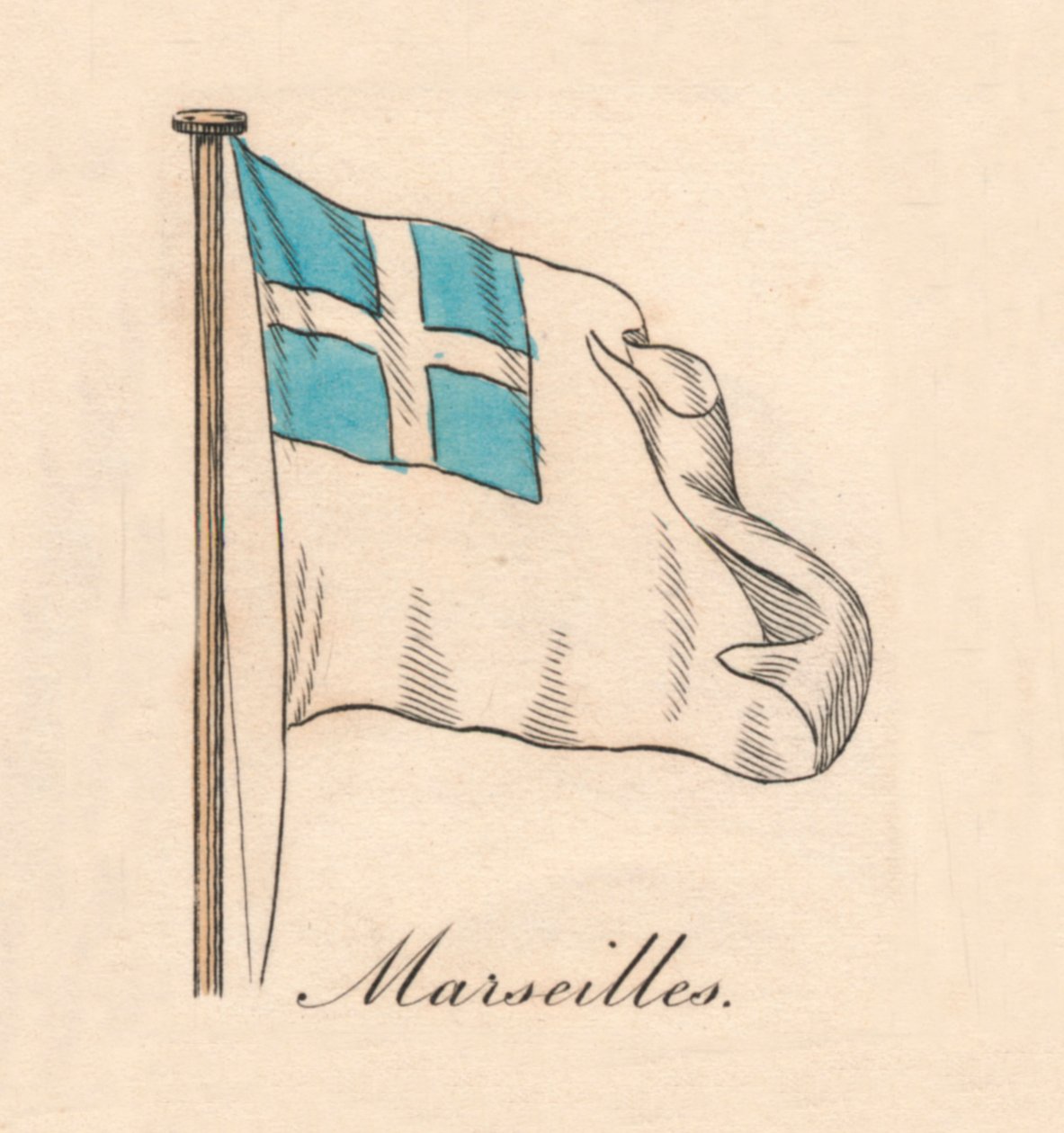 Marseille, 1838 door Unbekannt