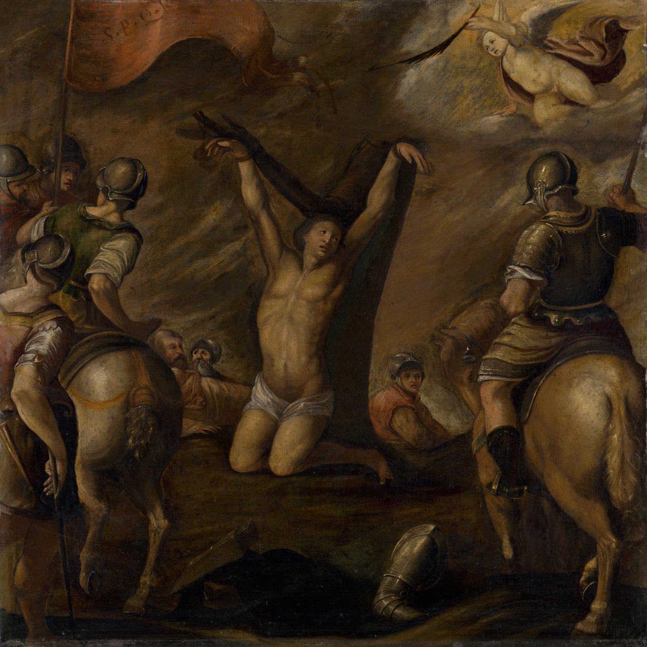 Martelaarschap van Sint Sebastiaan door Unbekannt