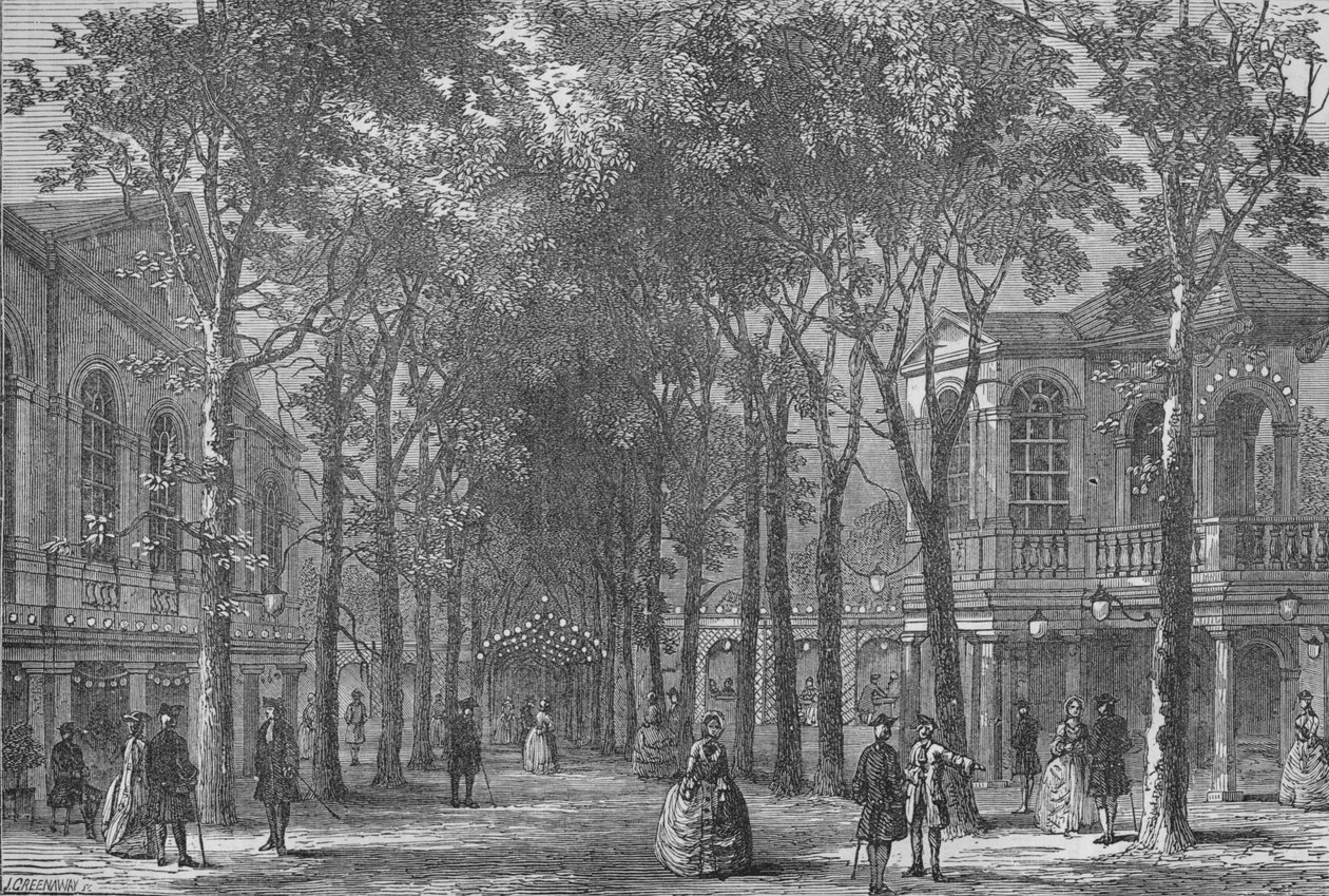 Marylebone Gardens, Westminster, Londen, 1870-1878 door Unbekannt