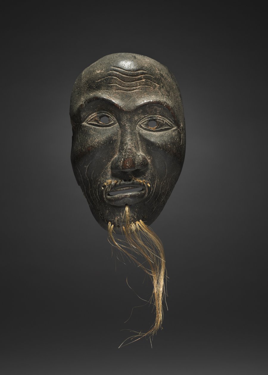 Masker van een Oudere, 1600s door Unbekannt