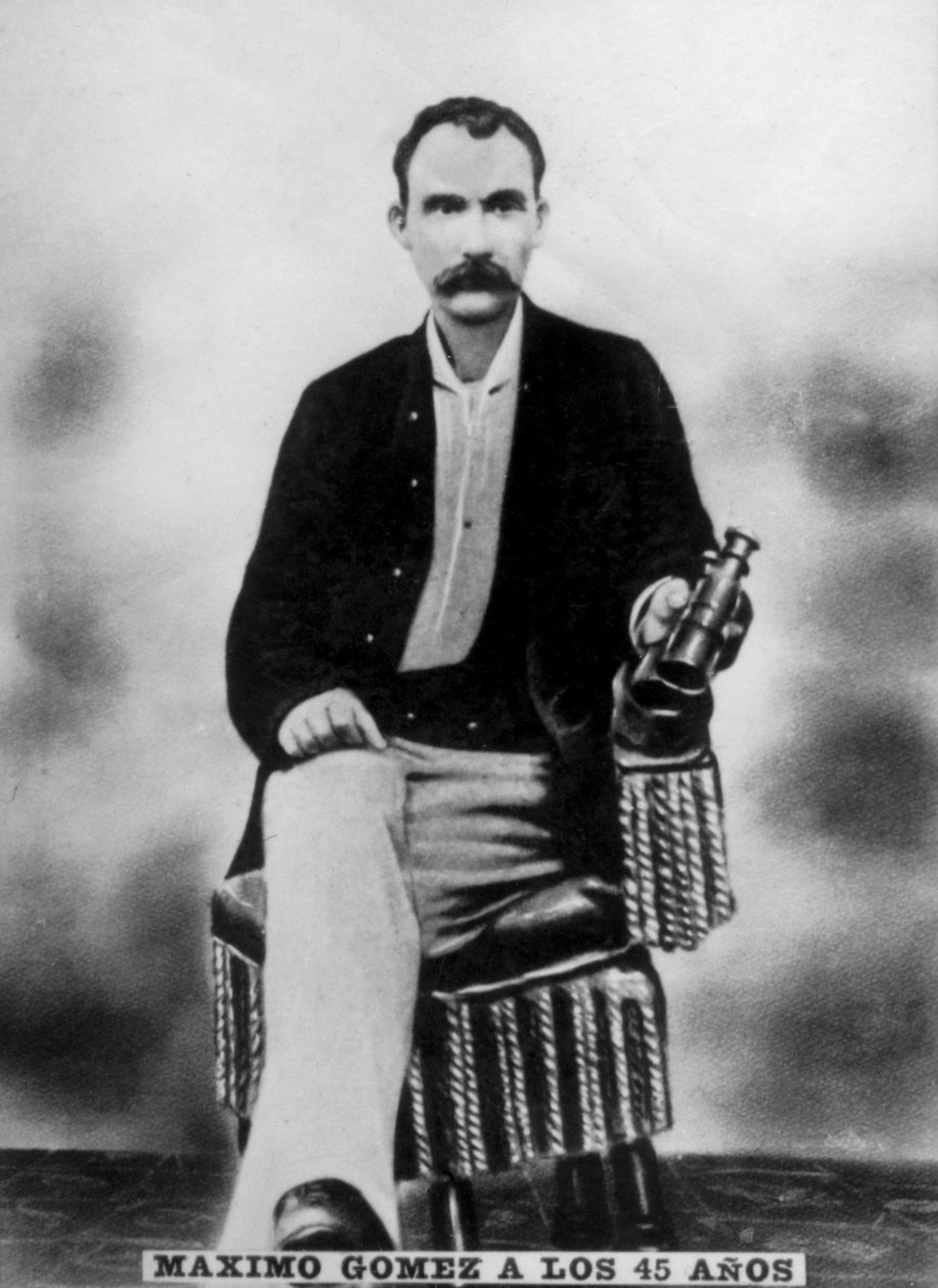 Maximo Gomez 1836-1905, 45 jaar oud, 1881 c1910 door Unbekannt