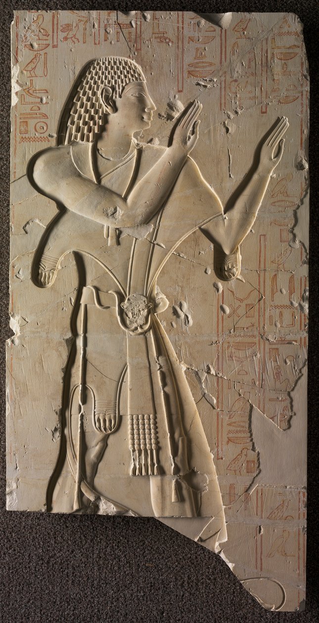 Mentuemhat in kerkelijke kleding, ca. 667-647 v.Chr. door Unbekannt