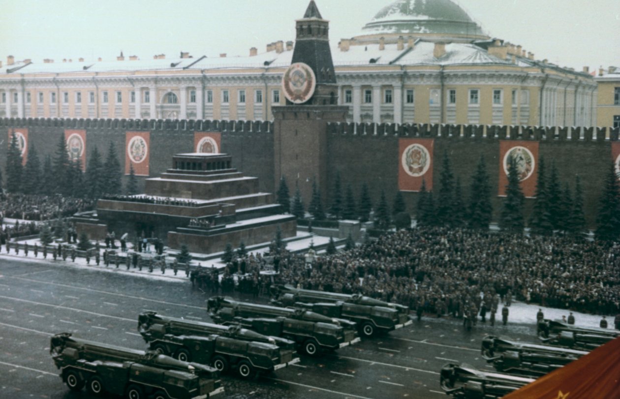 Militaire parade, Rode Plein, Moskou, 1971 door Unbekannt