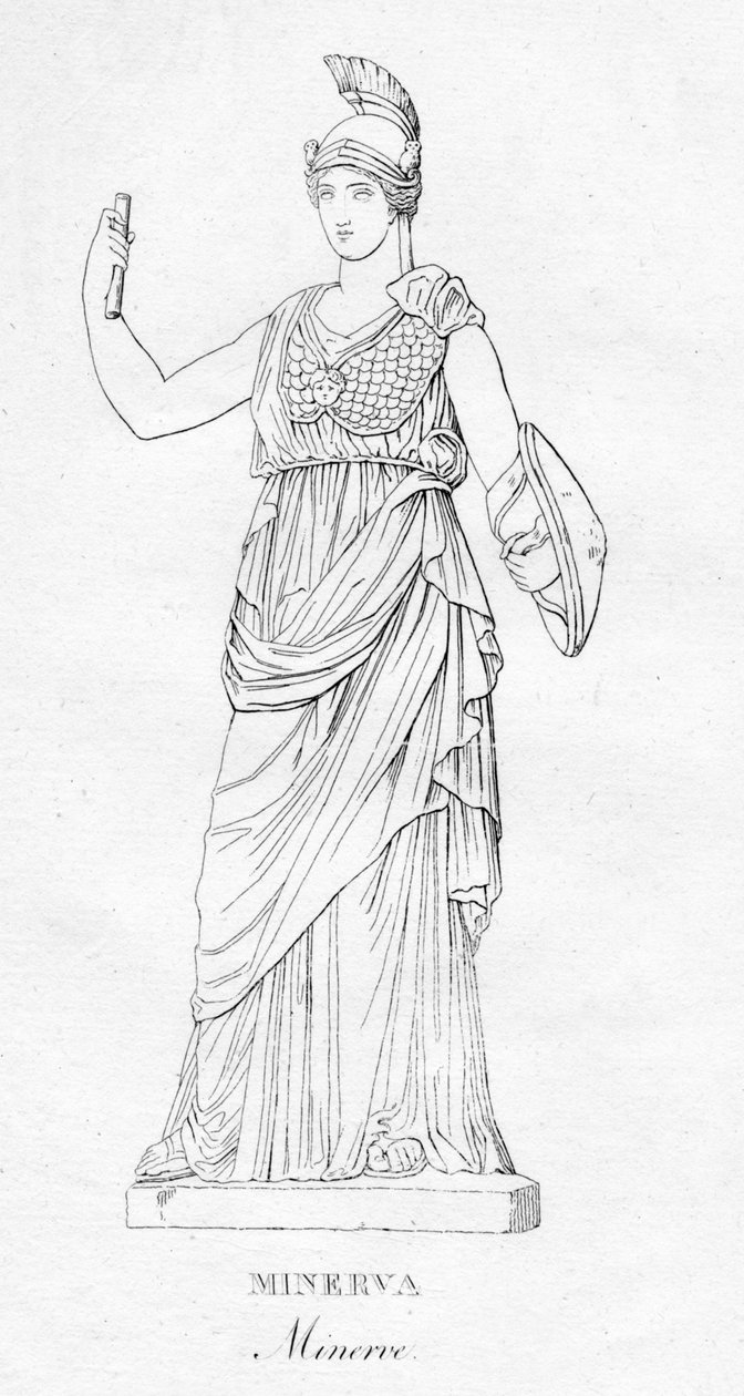 Minerva, ca. 1850 door Unbekannt