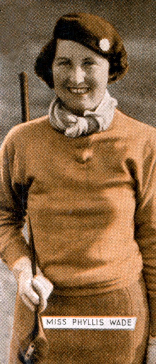 Miss Phyllis Wade, Engels damesgolfkampioen, 1934 door Unbekannt